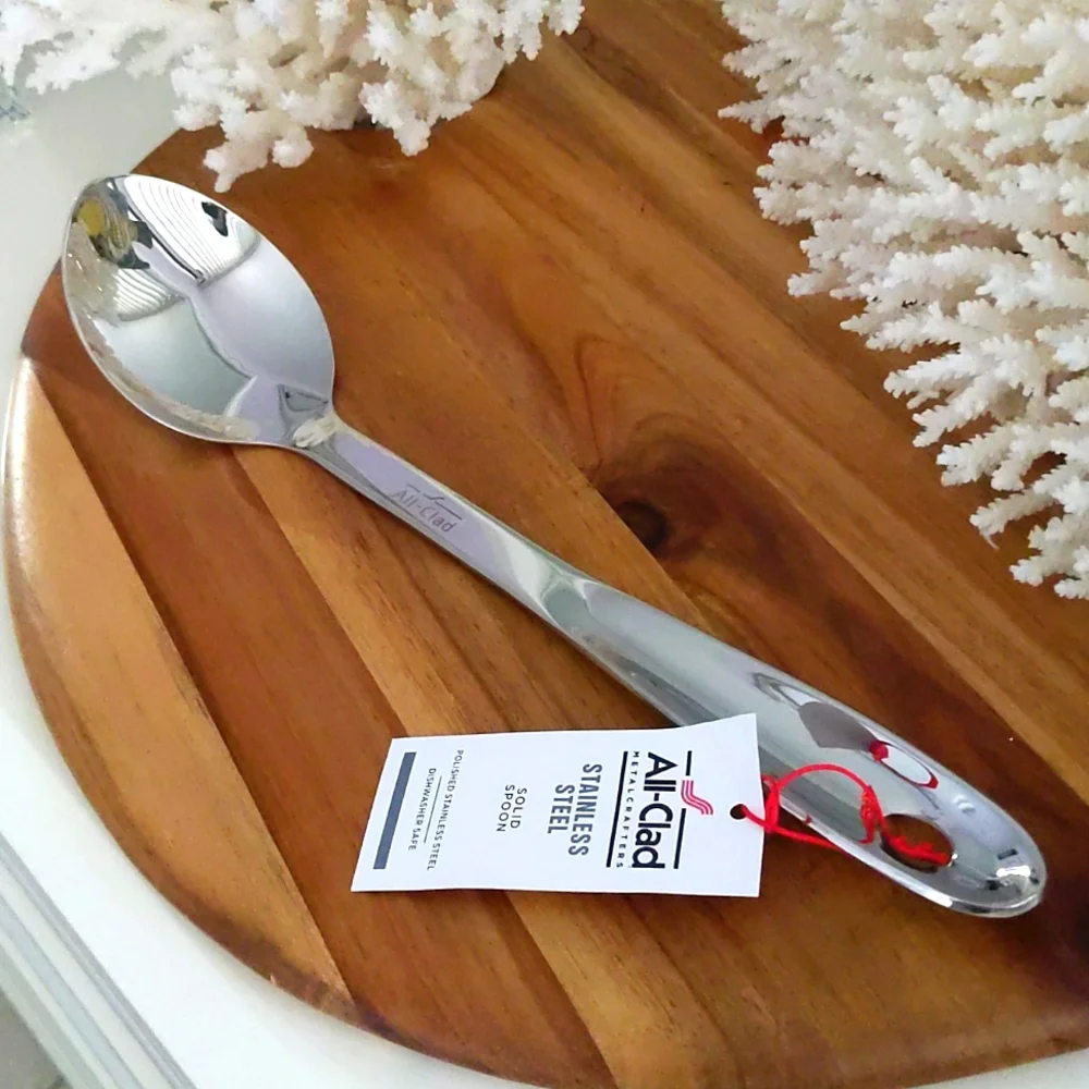 All-Clad 🔥NWT🔥 -solid cooking spoons. NEVER USED! Quality peace for kitchen.A+